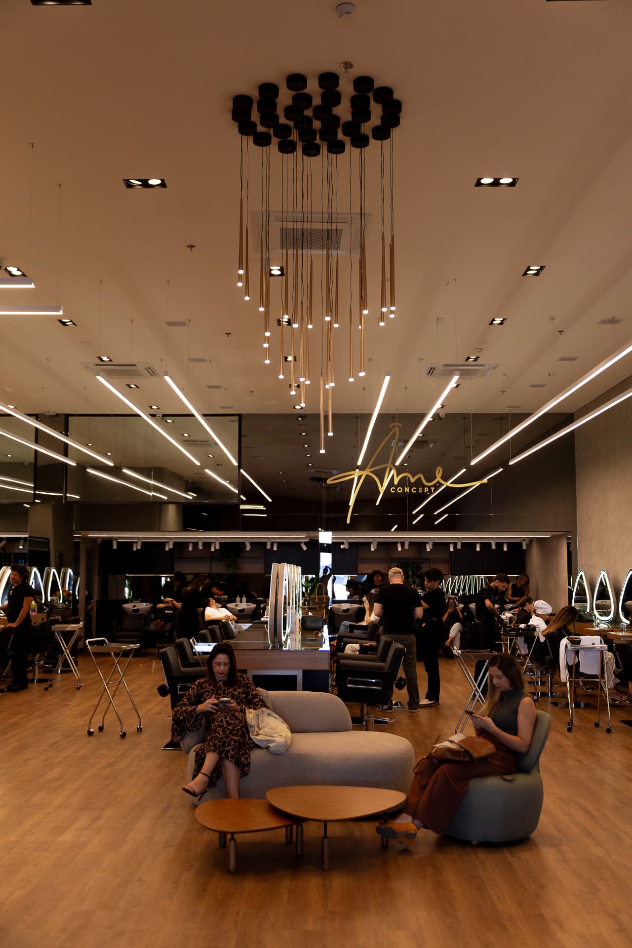 Espaço de atendimento no Âme Concept